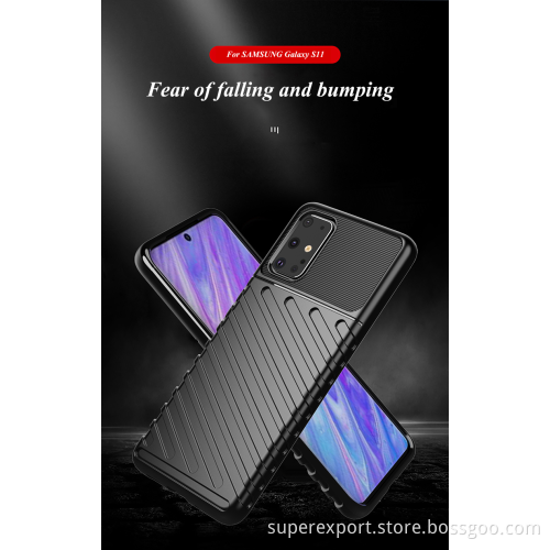 Shockproof Soft TPU mobile Phone cases for Samsung Galaxy S20